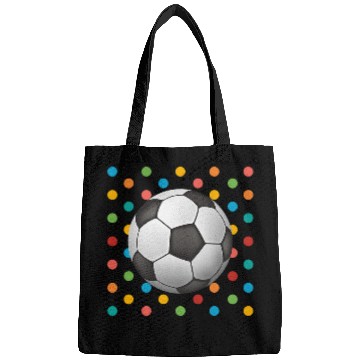 Discover Sport Soccer Dot Day Polka Dots Soccer Kids Boys Girls Youths Bags