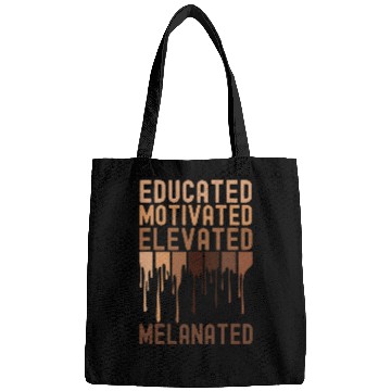 Discover Educated Motivated Elevated Melanated Black History Month 6 Bags