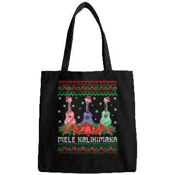 Discover Funny Guitar Mele Kalikimaka Ukulele Guitar Christmas Hawaii Beach Guitarist Bags