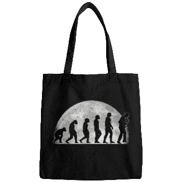 Discover Funny Saxophone Evolution Moon Jazz Saxophonist Bags