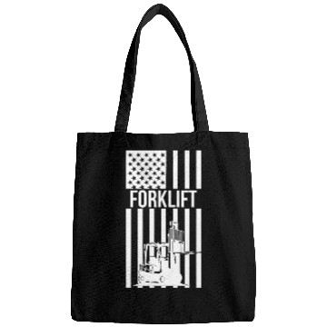 Discover Forklift Operator American Flag Forklift Driver Bags