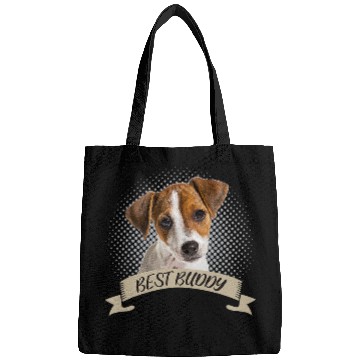 Discover Jack Russell Pet bests Friend Dog Portrait Bags