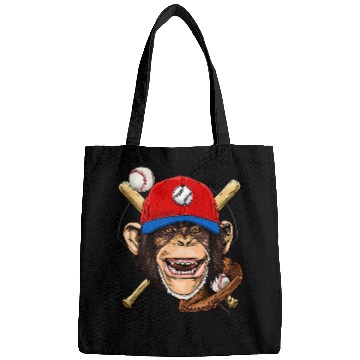 Discover Sport Baseball Monkey Baseball Monkey Lovers Baseball Player 74 Bags