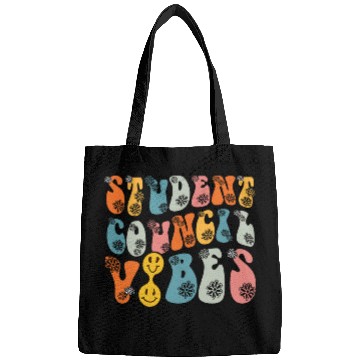 Discover Groovy Student Council Vibes School Student Teacher 2 Bags