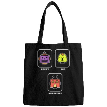 Discover Happy Sad Surprise Robotics Engineer Bags