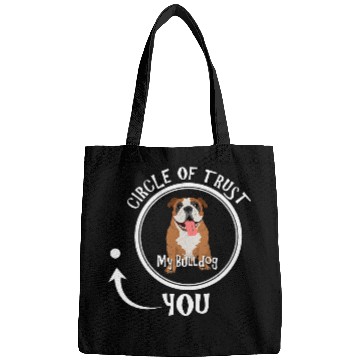 Discover English Bulldog Pet Trust Circle Bags