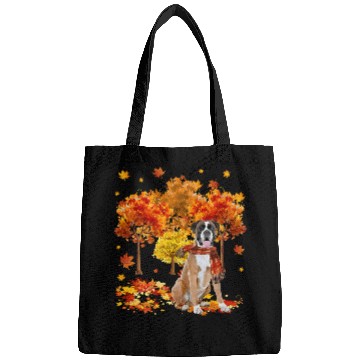 Discover Boxer Pet Its Fall Yall Cute Boxer Autumn Tree Fall Leaves 2 Bags