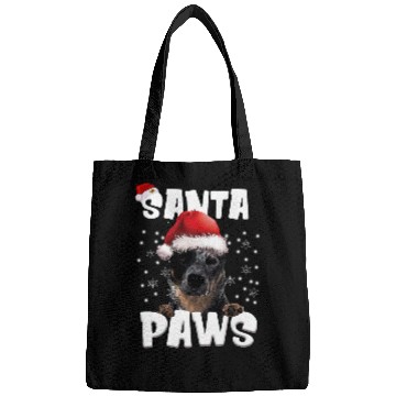 Discover Heeler Pet Funny Blue Heeler Christmas Lights Tree Dog Lover Xmas Bags