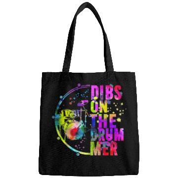 Discover Funny Drummer Dibs On The Drumer Colorful Bags