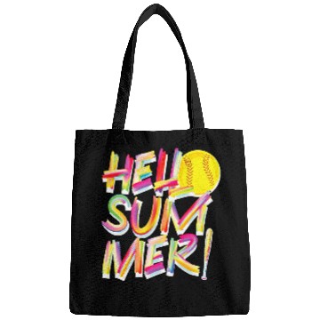 Discover Softball Gift Hello Summer Fastpitch SlowPitch Bags