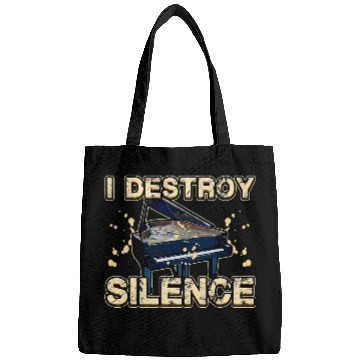 Discover Funny Piano I Destroy Silence Disturbance Grand Keys Piano Piano Piano Bags