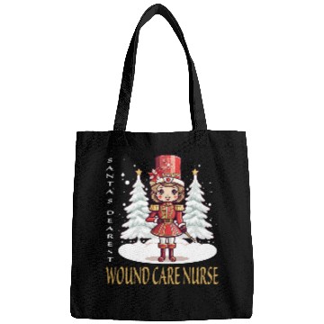 Discover Wound Care nurses Christmas Classic Female Nutcracker Bags