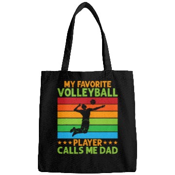 Discover Sport Volleyball My Favorite Volleyball Player Calls Me Dad Volleyball Father Bags