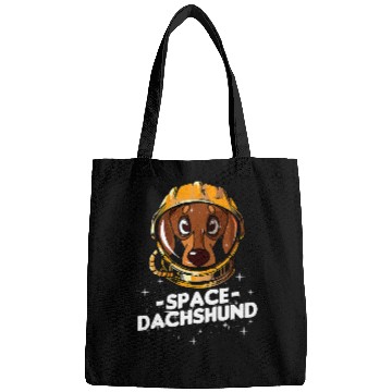 Discover Dachshund Pet I Need Space Funny Dachshund Astronaut Bags