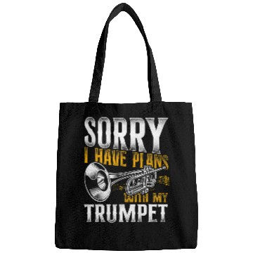Discover Funny Trumpet Player Vintage Sorry I Have Plans With My Trumpet Bags