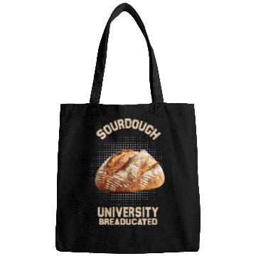 Discover Sourdough University Breaducated Bread Baking Bakery Baker Bags