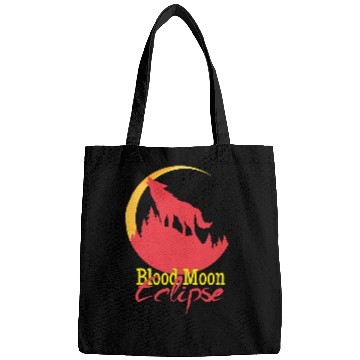 Discover Coyote Mammal Blood Moon Eclipse Howling Bags
