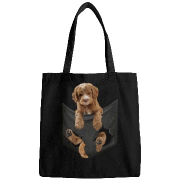 Discover Labradoodle Pet Dog In Pocket Bags
