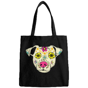 Discover Jack Russell Pet Sugar Skull Jack Russel Dog Apparel Day Of The Deads Women Bags