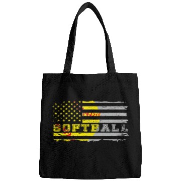 Discover Softball Gift American Flag Softball Team 126 Bags