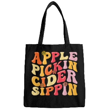Discover Apple Cider Fruit Picker Harvest Season Funny Apple Picking Bags