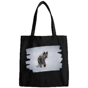 Discover Elkhound Pet Grey Bags
