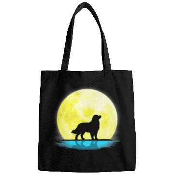 Discover Bernese Mountain Pet Lovers Full Moon Light Bags