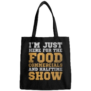 Discover Sport American Football Just Here For The Food Commercials Halftime Show Football Bags