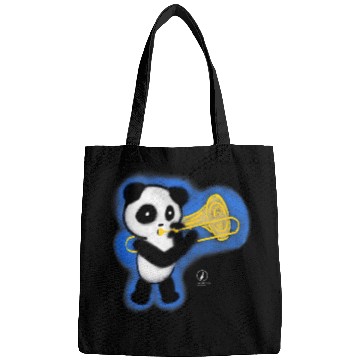 Discover Funny trombones Bear Panda Playing trombones Cute Bears Bags