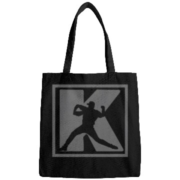 Discover Sport Baseball Pitcher Strikeout K Pitching Design Baseball Saying 2 Bags