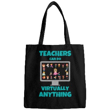 Discover Teacher Appreciation Gift From Student Funny Virtual Online Bags