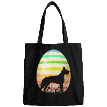 Discover Great Dane Pet Funny Easter Egg Lover vintages Style Great Dane Dog Easter Bags