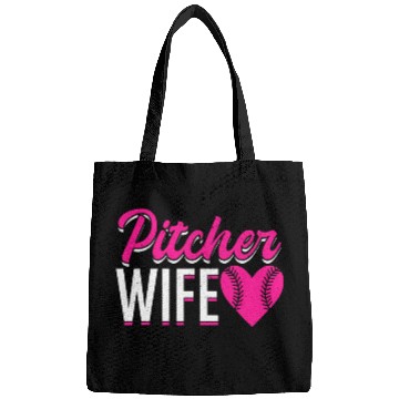 Discover Sport Baseball Pitcher Wife Player Softball Themed Pitcher Bags
