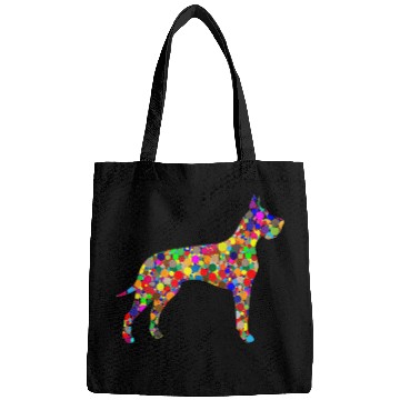 Discover Great Dane Pet Colorful Polka Dot Great Dane International Dot Day Bags
