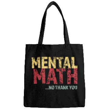 Discover Mental Math No Thank You Bags