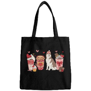 Discover Husky Pet Copper Siberian Husky Valentines Day Dog Mom Coffee Lovers Bags