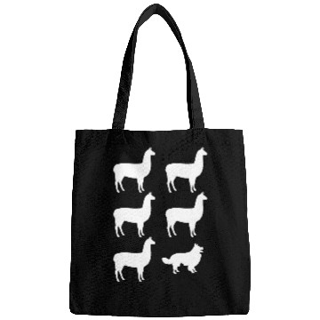 Discover Border Collie Pet Llama Llama Llama Border Collie Bags