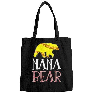 Discover Sport Softball Nana Bear Softball Nana Of A Softball Player Bags