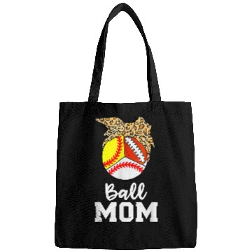 Discover Sport Softball Leopard Softball Mom Softball Game Day Vibes Mothers Day 2 Bags