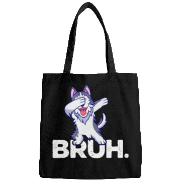 Discover Husky Pet Goldendoodle Mom BRUH Husky Doodle Dog Lovers Dad BRUH Bags