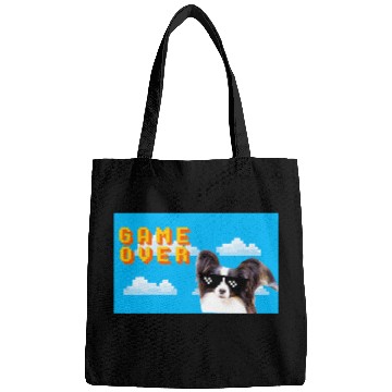 Discover Papillon Pet 8Bit Game Over Bags