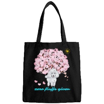 Discover Poodle Pet Zero Fluffs Given Cherry Blossom Funny sarcasms 247 Bags