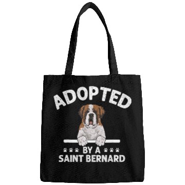 Discover Adopted By A Saint Bernard Dog St  Bernard Bags