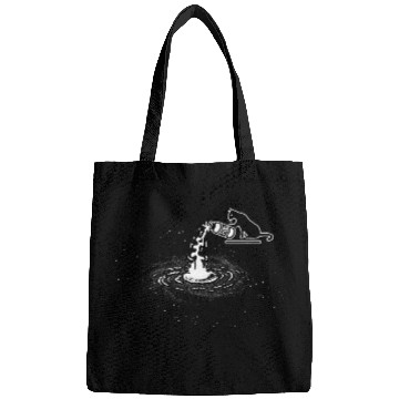 Discover Cat Mom Stars Moon Galaxy Astronomy Space Exploration Bags