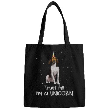 Discover Coonhound Pet Treeing Walker Coonhound Trust Me Im A Unicorn Bags