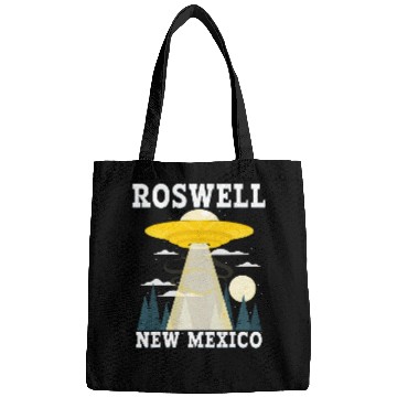 Discover UFO Test Pilot Alien Roswell Weather Balloon Area 51 Bags