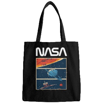 Discover NASA vintages Retro Space Shuttle Astronaut Explorer Science Bags