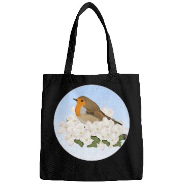 Discover Robin Bird Birdlover Birdwatcher Biologist Ornithologist Bags