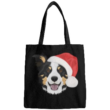 Discover Border Collie Pet Merry Christmas Bags