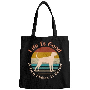 Discover Coonhound Pet Treeing Walker Coonhound Dog Retro 68 Bags